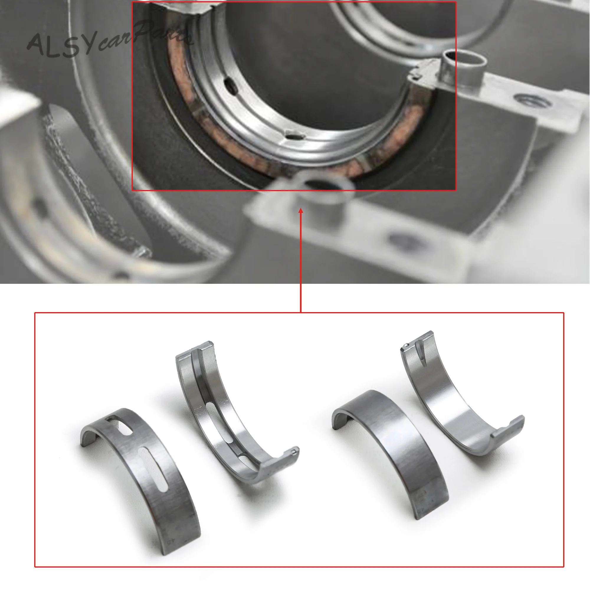 

06H105561C Crankshaft Bearing Set For 1.8T Audi A1 A3 A4 A5 A6 A7 Q3 Q5 Q7 TT VW Golf Passat Jetta