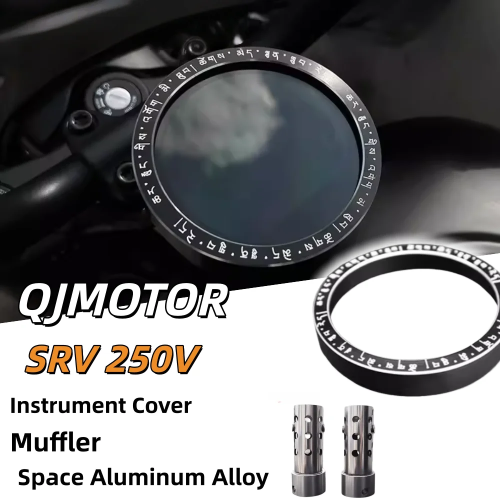 For QJMOTOR SRV 250V Modified Instrument Cover, Instrument Protective Cover, Instrument Anti-collision Cover Accessories