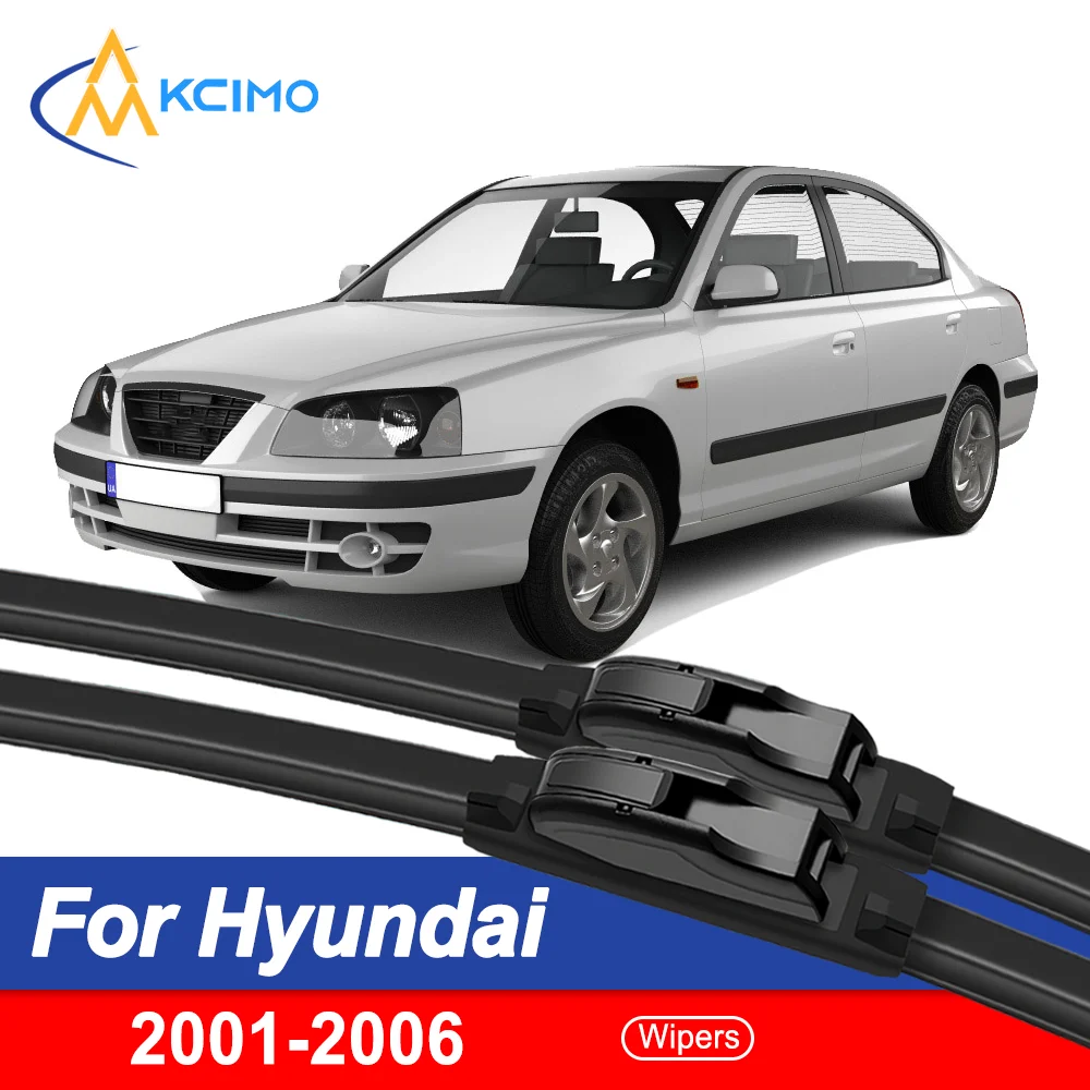 

Max Visibility Max Safety 2PCS Wiper Blades for Hyundai Elantra XD 2001–2006 All-Season Performance Easy Install Durable Rubber