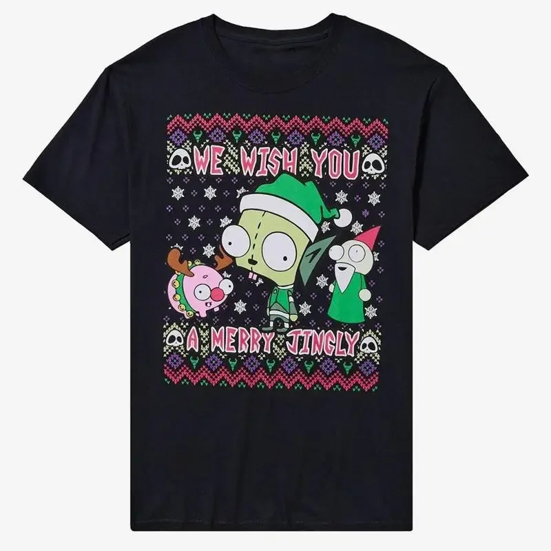 Invader Zim GIR Holiday Retro Unisex Short Sleeve Tee S-5XL