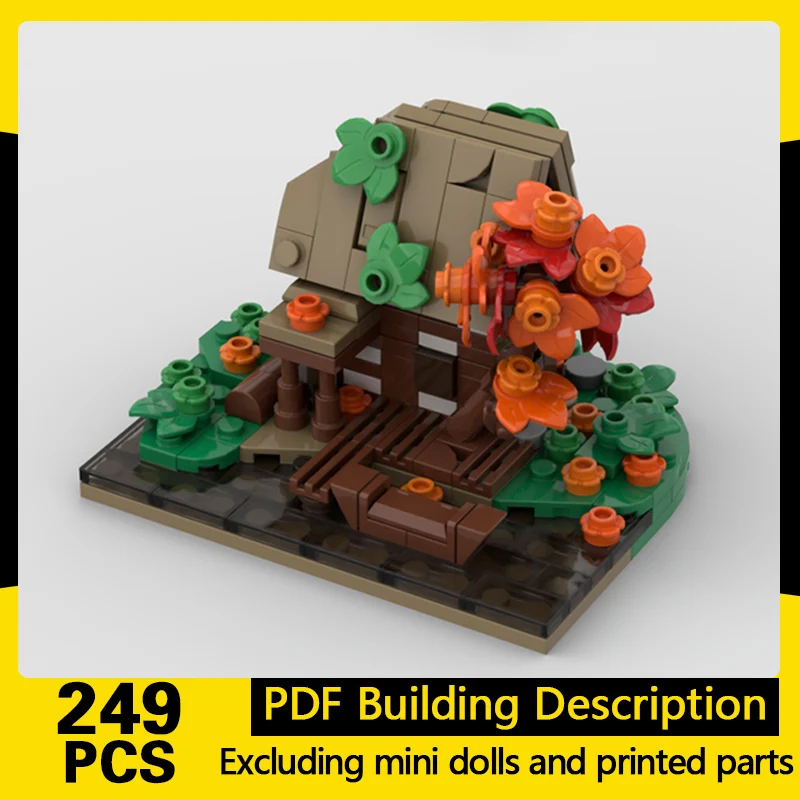

Medieval Castle Model MOC Building Bricks Mini House Diorama Modular Technology Gifts Holiday Assemble Children Toys Suit