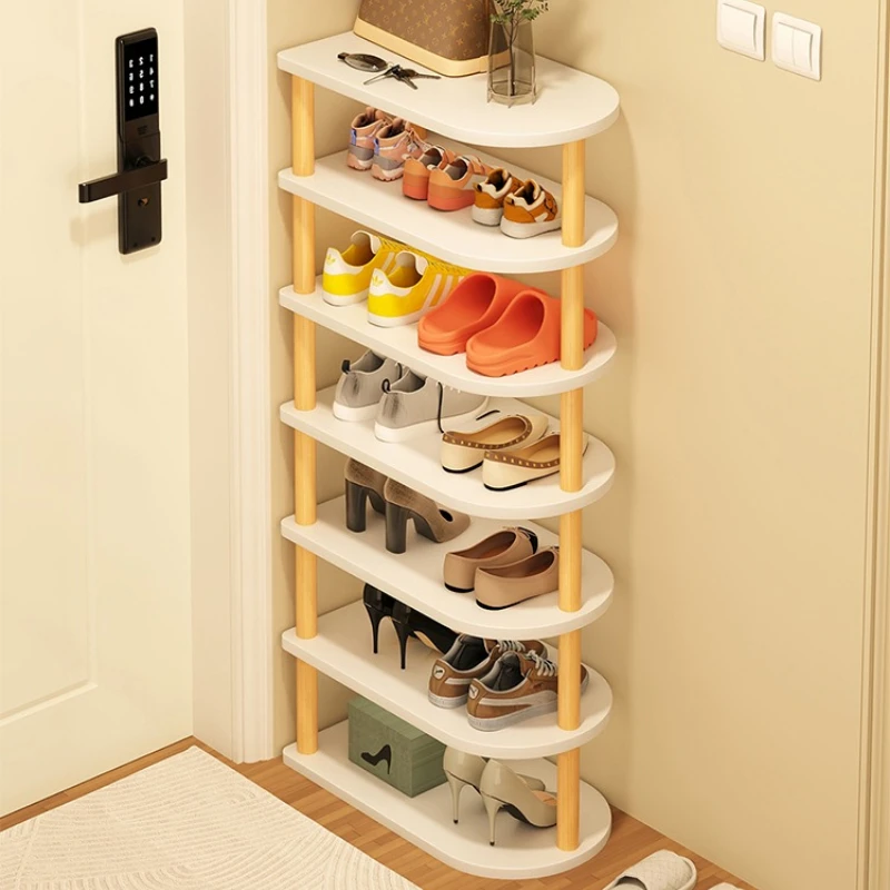 

household doorway shoe rack furniture entrance space saving cabinets Narrow Hallway zapatero estantería Living room furniture