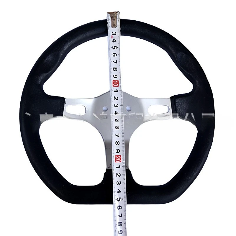 DIY four-wheel drift kart modification accessories three-hole steering wheel, turning wheel handle wheel, steering wheel 27CM
