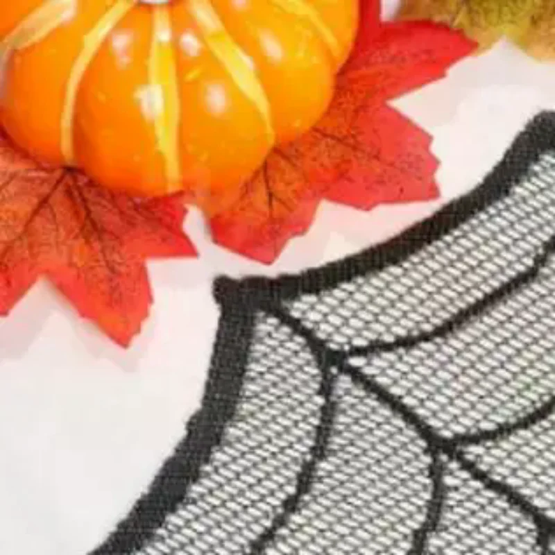 Spider Web Halloween Decoration - 2/4 unidades de toalha de mesa