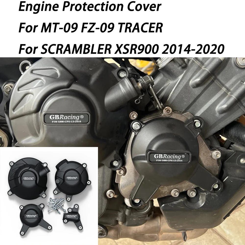 

Motorcycle Engine Cover Accessories Fit for Yamaha MT-09 FZ-09 Tracer Scrambler XSR900 2015-2020 Engine Protector