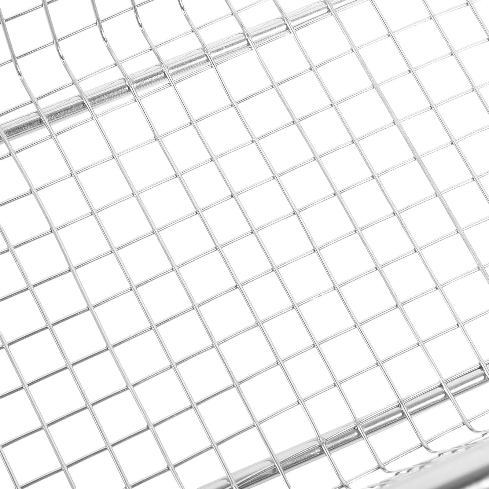 

1Pcs Thickened Stainless Steel Drain Basket Sieve Multi-Purpose Kitchen Storage Container for Fruits Vegetables 31x12x5.5cm