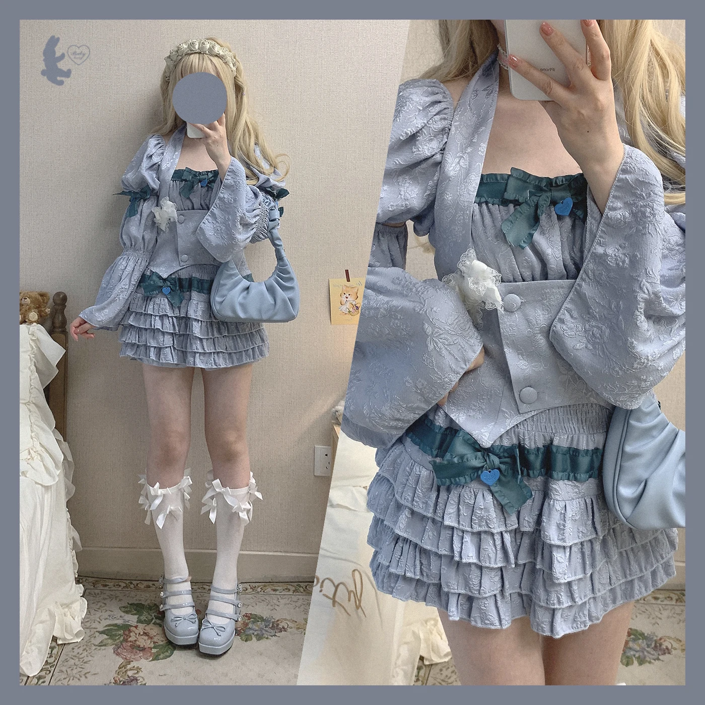 Gaono Lolita Cake Mini Rokken Vrouwen Japanse A-lijn Hoge Taille Plooirok Girly Kawaii Liefde Y2k Gelaagde Rokken Fee Outfit