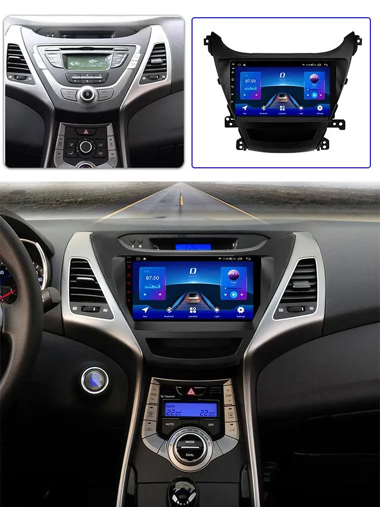 Android Radio for Hyundai Elantra 2014-2016 Car Multimedia Player with Gps Audio System Video Stereo