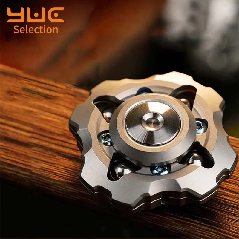 

YUC Fidget Spinner Gyroscope Toys For Anxiety Spinning Toy Rotating Child Gift Ideas For Adults Antistress Desk Toy Fidget Metal