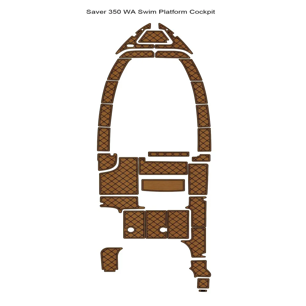 

Saver 350 WA Платформа для плавания Кокпит Лодка EVA Искусственный тиковый палуб Напольный коврик SeaDek MarineMat Gatorstep Стиль Самоклеящаяся