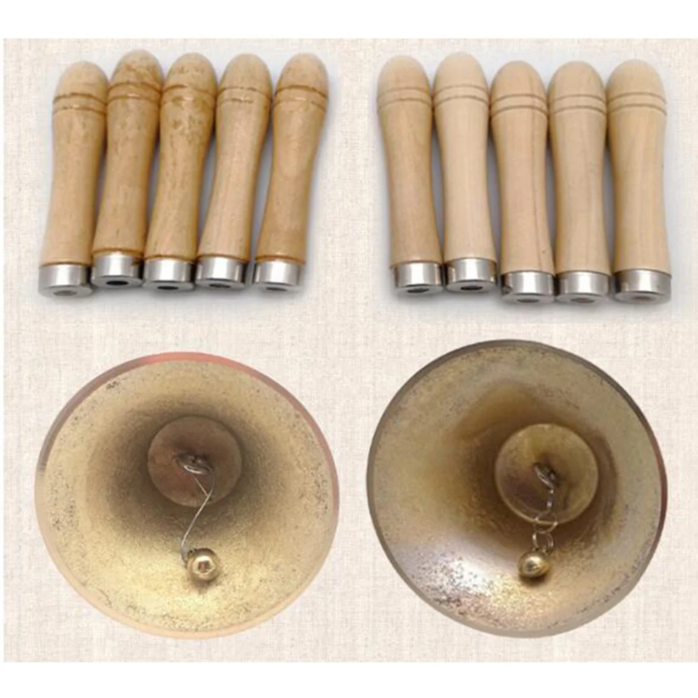 

Loud Hand Bells for Babies Christmas Decoration Football Restaurant Call Service Rattle