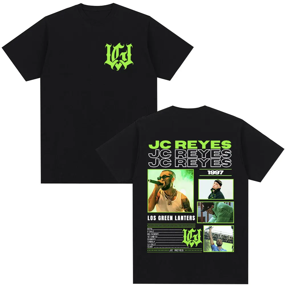 Rapper Jc Reyes Los Green Lanters T Shirts Men Women Clothes Hip Hop Fashion T-shirts Cotton Casual Oversized T-shirt Streetwear