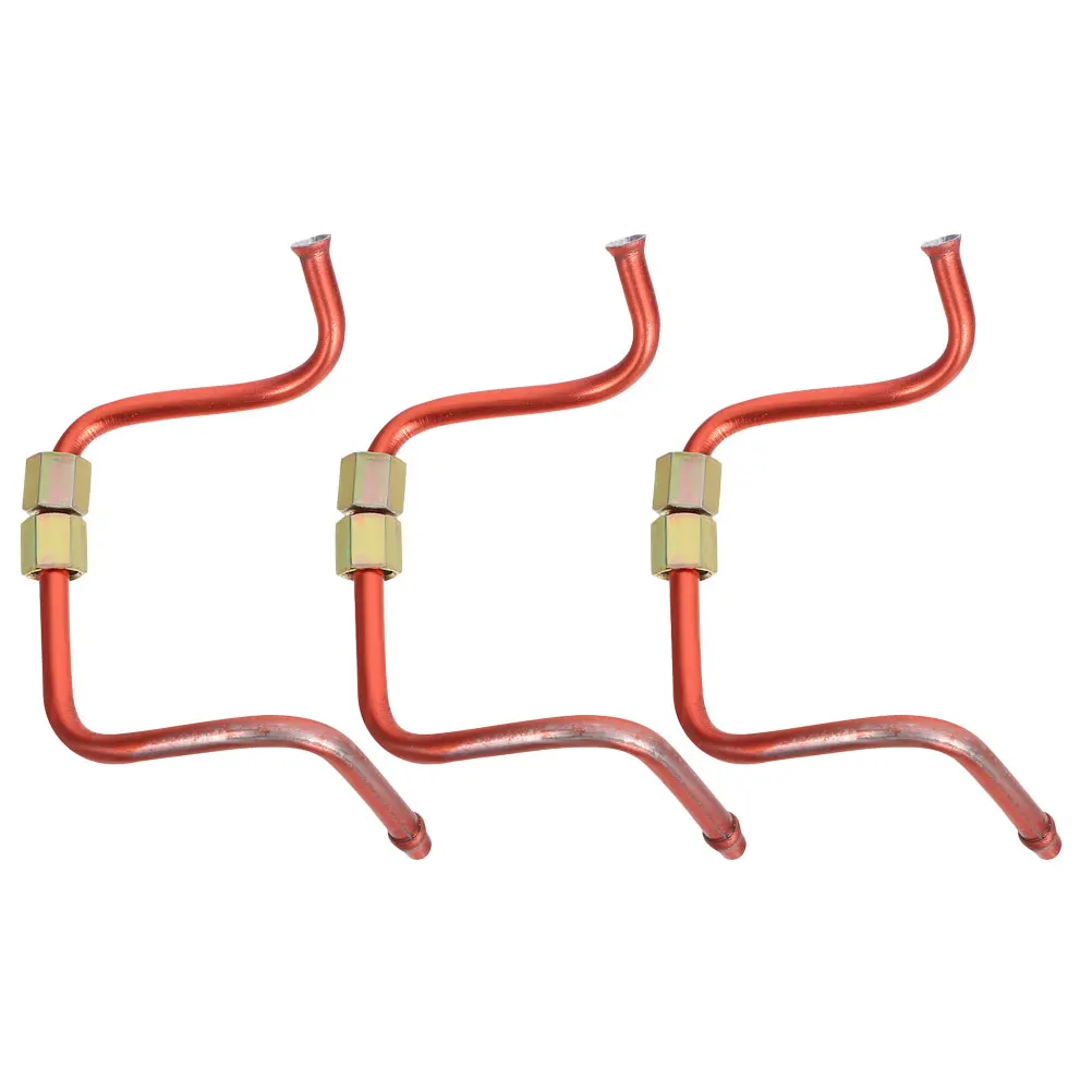 

3pcs Compressor Aluminum Tube Brass Discharge Valve Oil-Free Pneumatic Durable Stable Replacement Hose Air Compressor