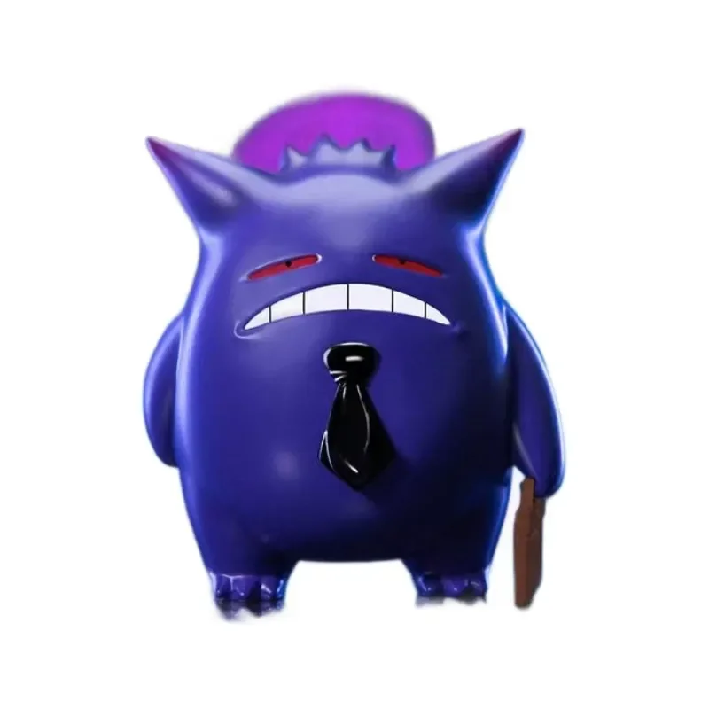 PokéMon Pocket Monsters Gengar Office Worker Image Figure Toys Creative Desktop Collection Ornaments Anime Peripheral Gifts