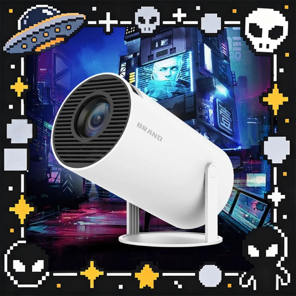 

Проектор HY300 1080P 5000 CVIA 45 Вт с интеллектуальным обходом препятствий, поддержкой Wi-Fi и Bluetooth. Отличный подарок.