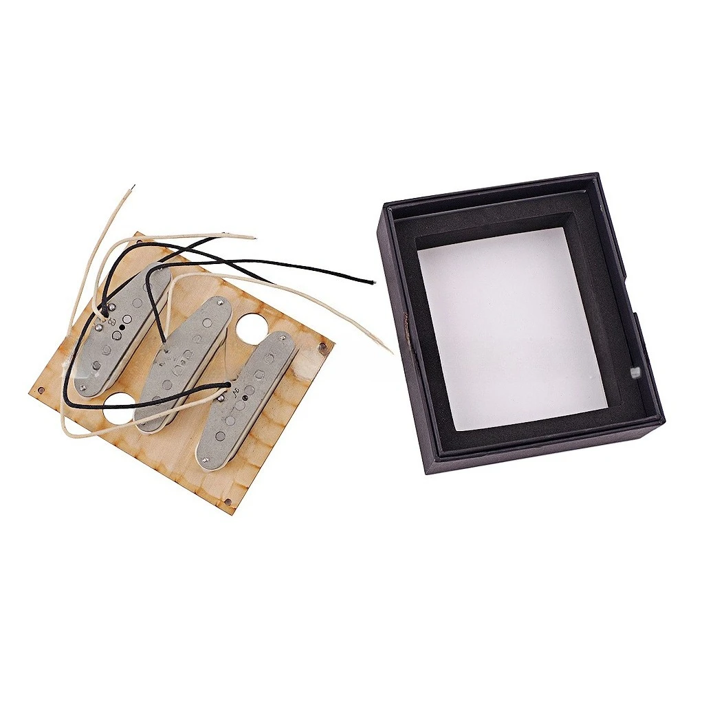 70s Vintage ST Guitar Single Coil Pickup Set 3Pcs Neck Middle Bridge Single Pickup Electric Guitar Repair Accessories