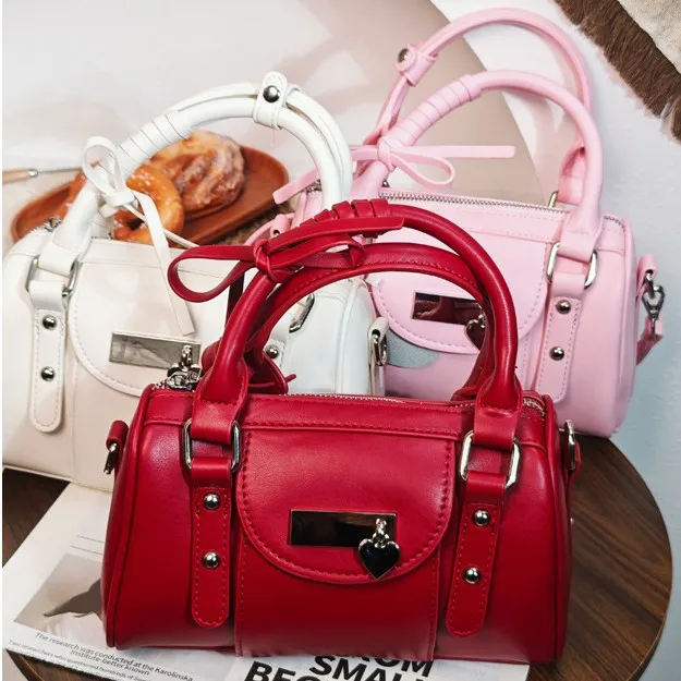 

Korean Version of High-end Hand-carried Boston Bag, Simple Casual Shoulder Bag, Commuting To Work Cross-legged