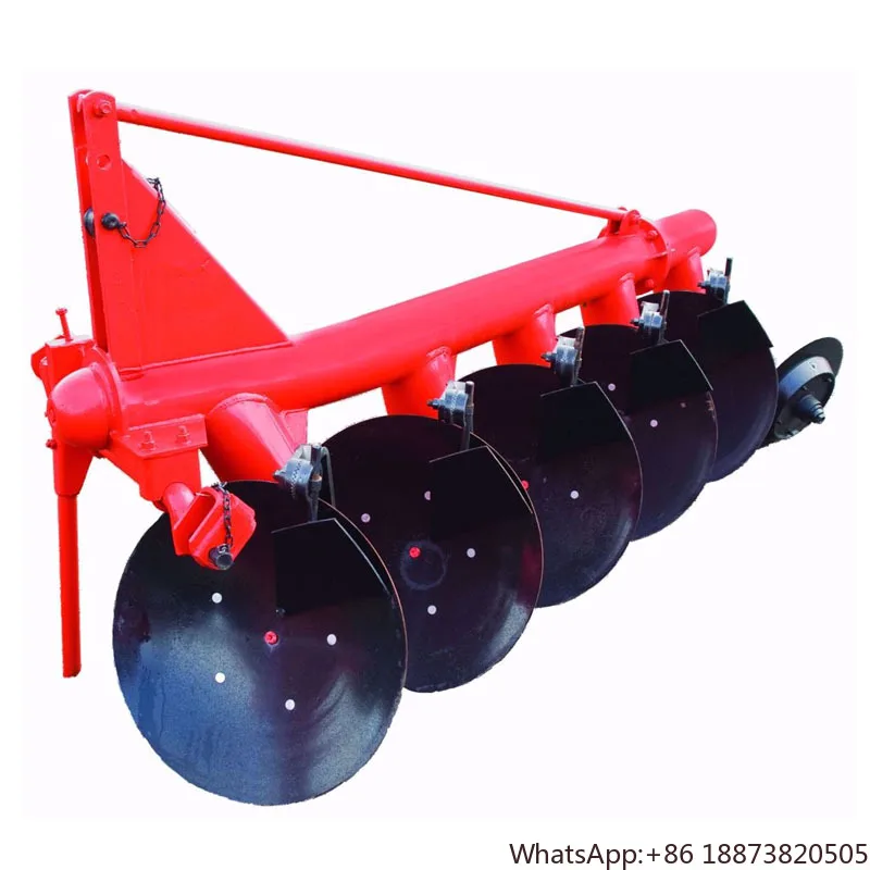 

1LYX-530 agricultural equipment round tube 5 disc plow with 28'' disc blade