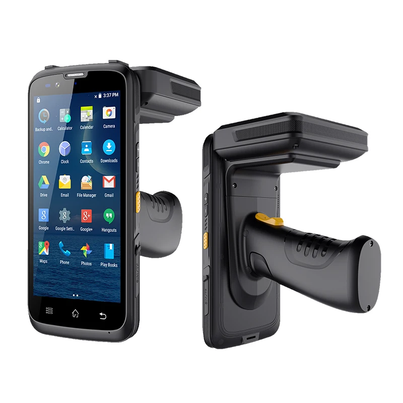 

Upgrade Industrial PDA Scanner Long Range 20 Meter Wireless WiFi Android 12 UHF RFID Handheld Reader QR Code/Barcode/NFC
