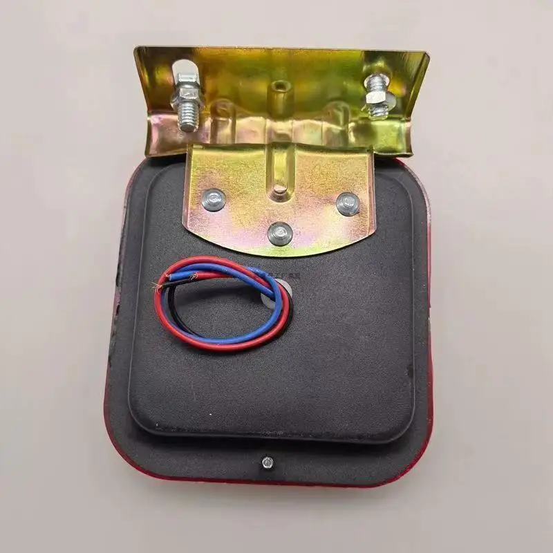 24V trailer large truck bright led waterproof electronic square rear anti- light anti-rear collision warning rear light brake