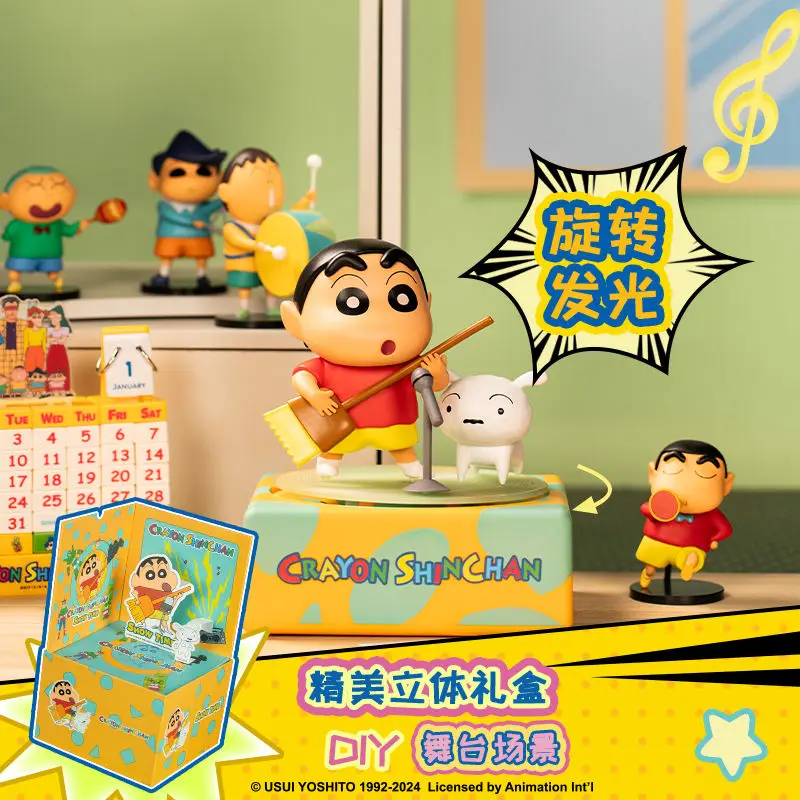 Cute Cartoon Kawaii Crayon Shin-chan Bluetooth Speaker Wireless Retro Small Speaker High Quality Birthday Gift