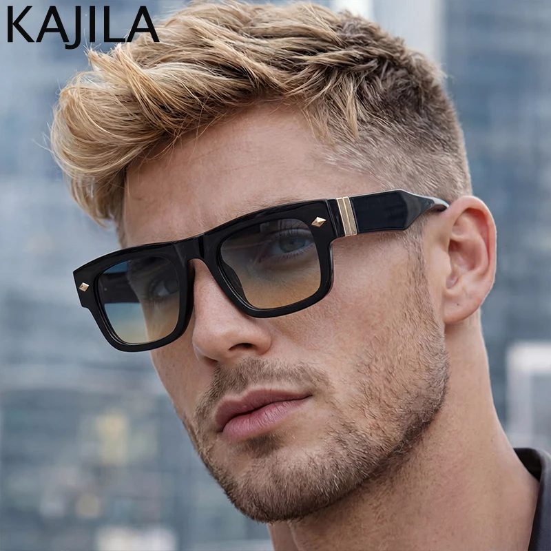 

Vintage Steampunk Square Sunglasses Men 2026 Luxury Designer Classic Photochromic Punk Sun Glasses For Male Retro Driving Shades