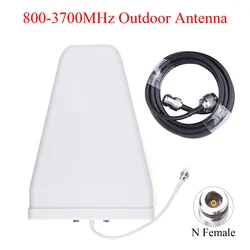 3G 4G 5G 8dBi Antenna 800-3700MHz Outdoor Antenna N Female Connector For Signal Repeater Booster Amplifier