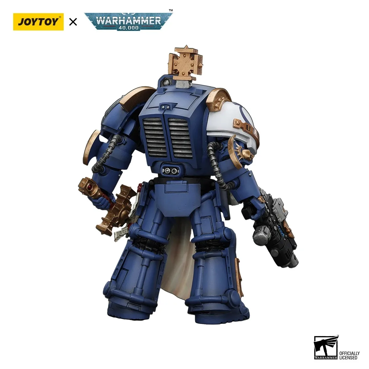 [متوفر] JOYTOY Warhammer 40K 1/18 عمل الشكل Ultramarines الكابتن في المنهي درع جمع أنيمي لعبة مجسمة