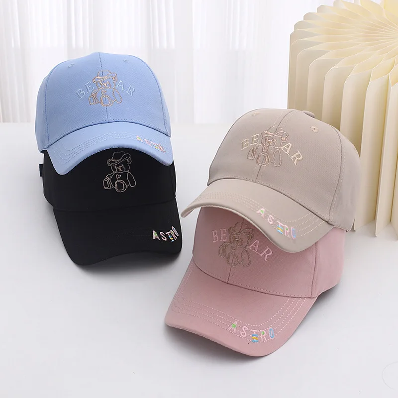 Children Hats Cartoon Embroidered Baseball Caps for Boys and Girls Shading and Sun Protection Summer Hat for Boy Baby Hats Niños