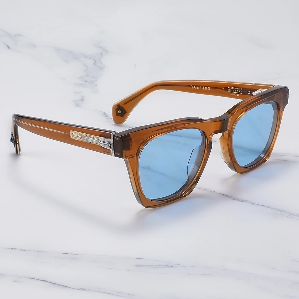 JMM Business Outdoor Zonnebril Unisex Rechthoek Dikke Acetaat RAWLINS Populaire Zonnebril Voor Lady Gafas De Sol Hombre