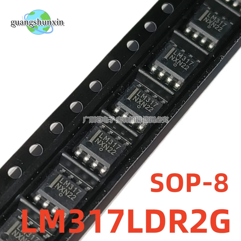 10PCS LM317LDR LM317LDR2G LM317L LM317 SOP8 SOP-8 SMD new and original IC CHIP In stock