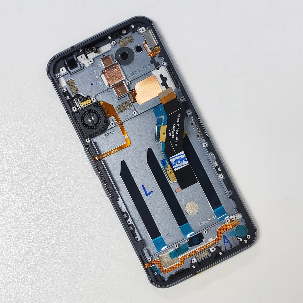 Imagem -05 - Lcd Display Digitalizador Assembly com Frame Original Touch Screen Painel Substituir Zte Nubia Red Magic 5s 665