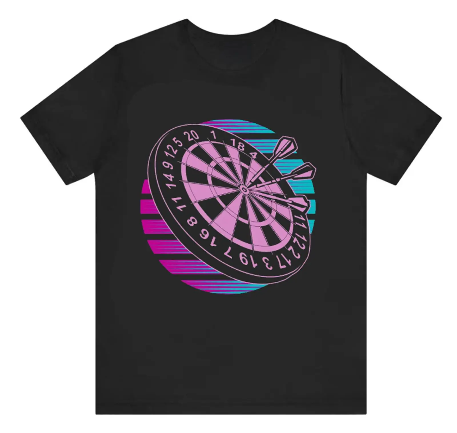 Vintage Darts Dartboard Bullseye Arrow Dart Lovers T-Shirt Preppy Style Cotton Male Tops & Tees Fitness New Design T Shirts
