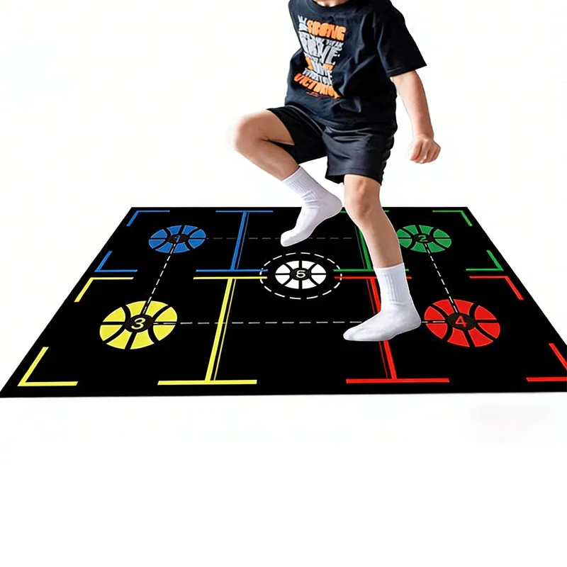 

Тренировочный коврик для баскетбола, нескользящий, звукоизоляционный, износостойкий, легко чистится, влагопоглощающий, для использования в помещении