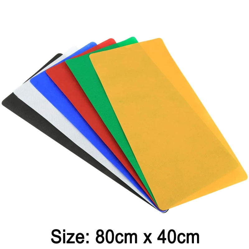 PULUZ 6 Colors Foldable Photography Backdrop Cloth Set Non-woven Fabric Video Studio Background, Size: 80cm x 40cm