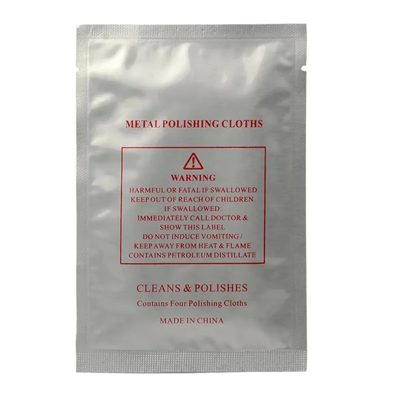 

Салфетки для полировки серебряных украшений, предотвращающие потускнение и деоксидацию, 4 штуки, для ремонта царапин на часах, салфетки для серебряных украшений
