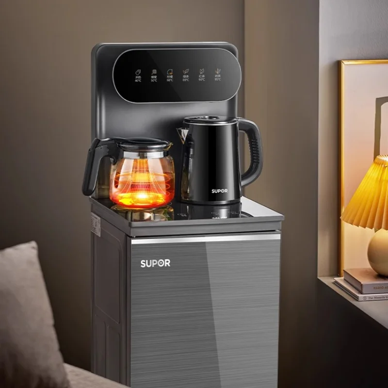 

Home Smart Tea Bar Machine, Automatic Boiling Dual Kettles with Bottom-Loaded Bucket & Long-Lasting Heat Preservation