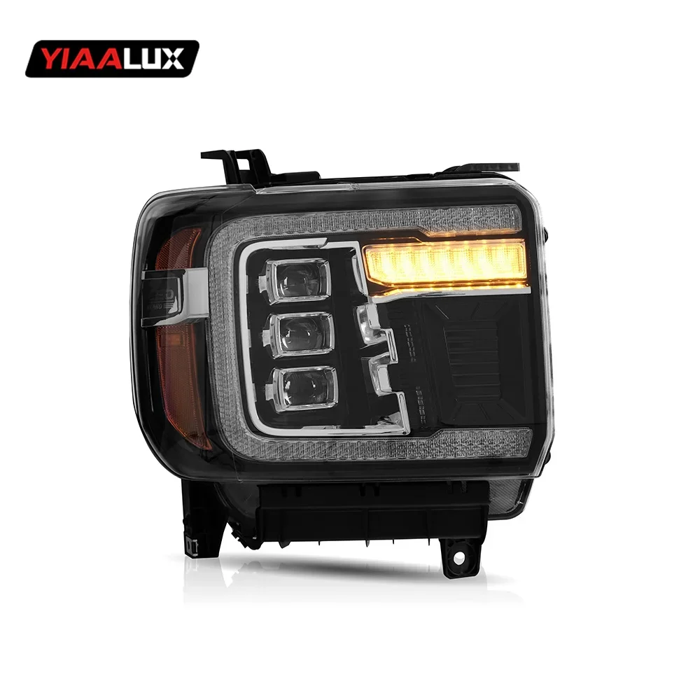 Factory Full LED Headlights Front Car Lamp For GMC Sierra 1500 2014-2018 Sierra 2500HD 3500HD 2015-2019 Lights