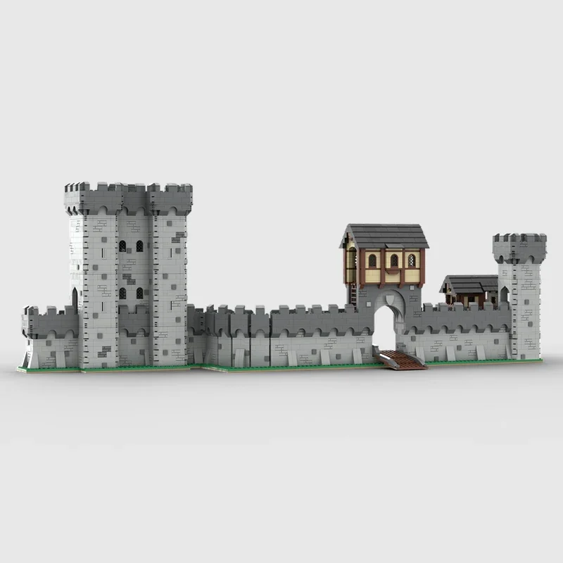 Medieval Fortress Model Moc Building Bricks Modular Castle Walls Technology Blocks Gifts Christmas Toys DIY Sets Assembly