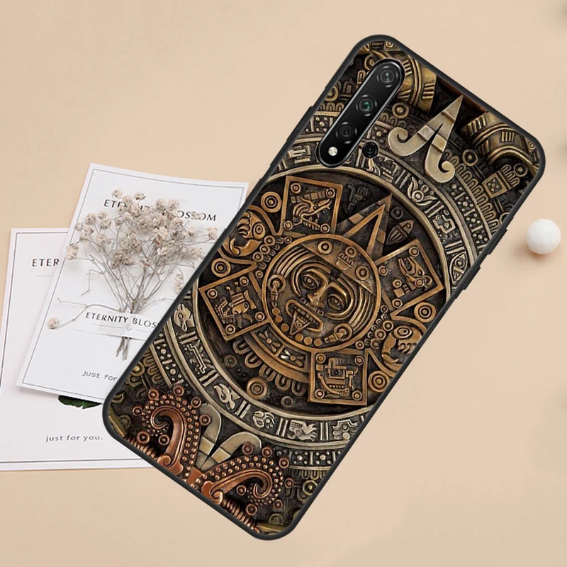 Mayan Calendar Fundas For Huawei Nova 5T 10 9 SE 11i 8i 3i Y90 Y91 Y70 Y60 Y61 P40 Lite P60 P30 Pro Case