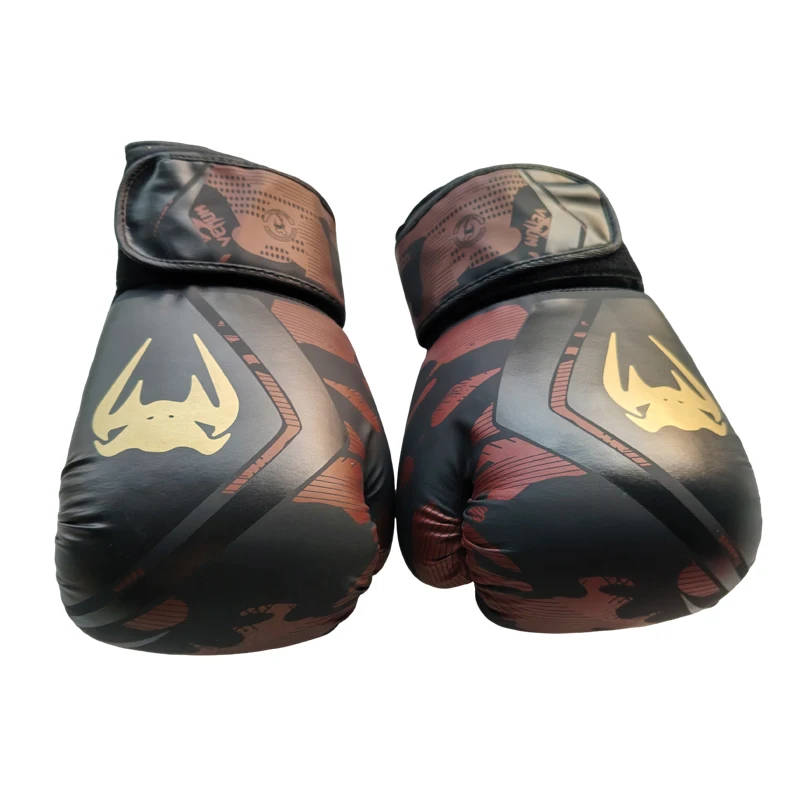 Durable Men's Boxing Gloves, Breathable High-Density Polyester for MMA Training & Heavy Bag, Shock Absorption   Punching Mitts w