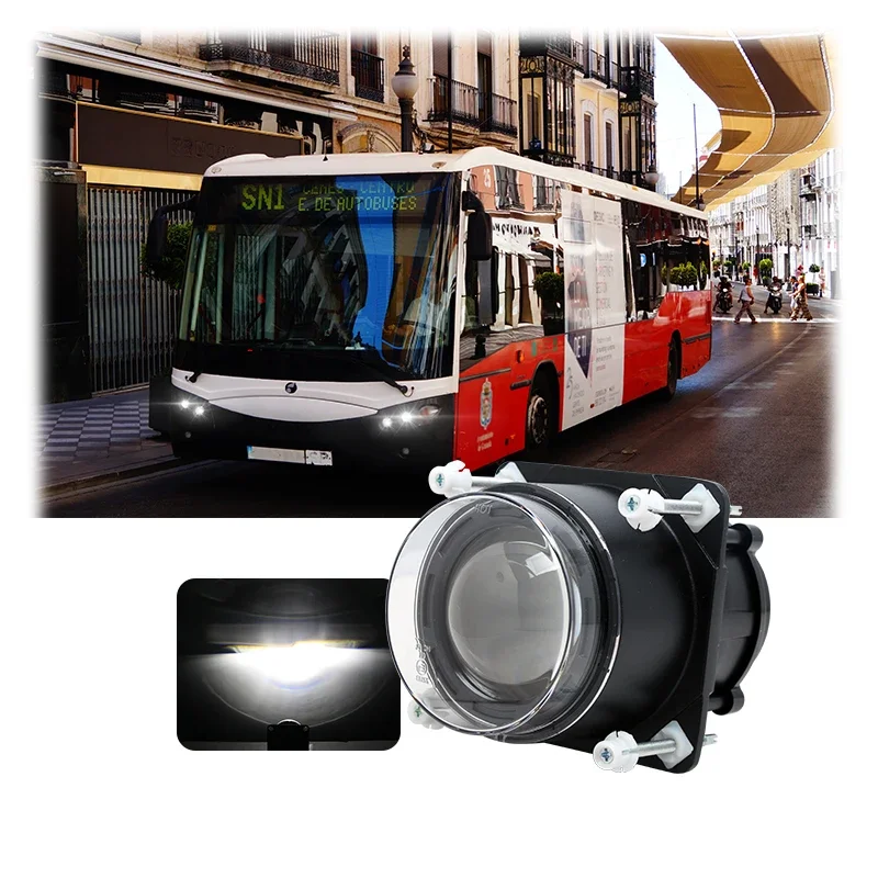 الأضواء نظام الإضاءة التلقائية 18 واط شعاع منخفض Led المصابيح الأمامية 90 مللي متر 3.5 بوصة Led الإضاءة لحديقة دراجة نارية الحافلة #3