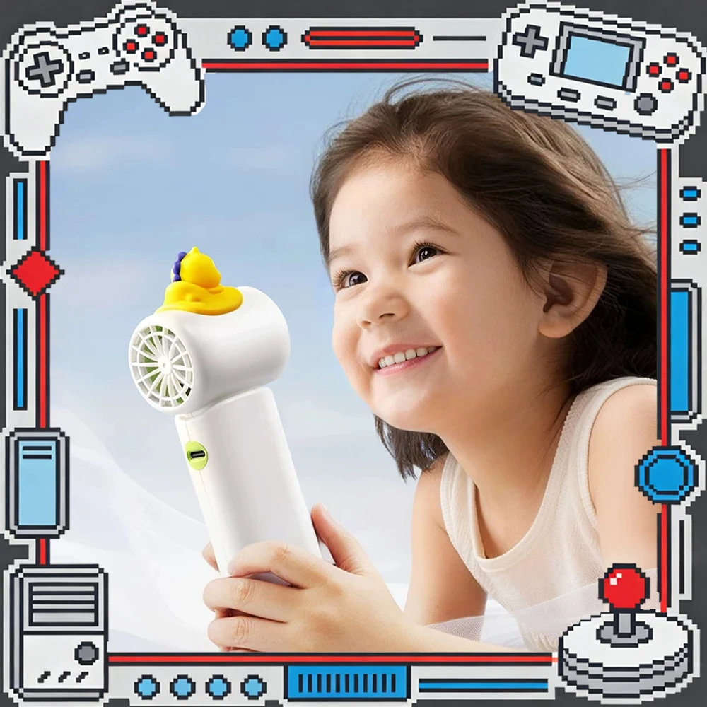 Babycare BC5M36030001 Handheld Small Fan 100 Th Gear At Will Debugging Handheld Fan Built In Protection Chip Light Weight Gifts