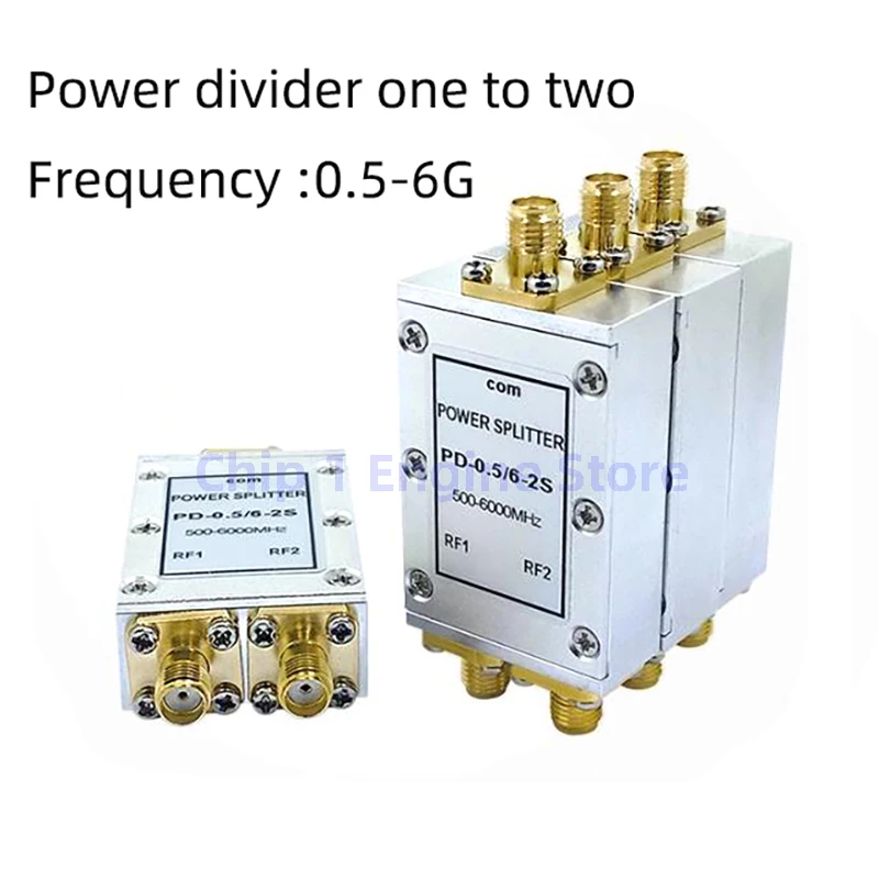 RF power distributor SMA Power Divider One to Two 0.5GHz-6GHz Microstrip Splitters RF Combiner 2 Way SMA female Connector