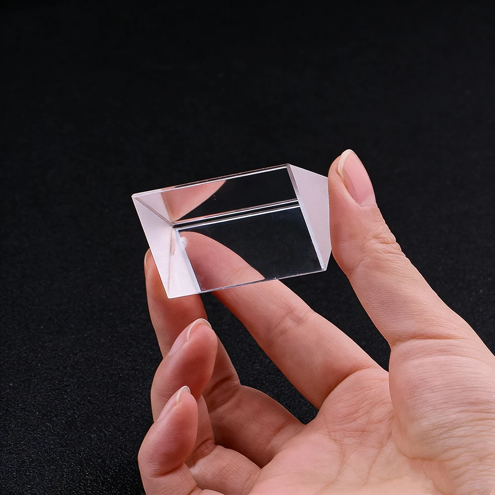 الزجاج البصري الثلاثي المنشور التماثيل المنمنمات قوس قزح صانع التدريس ضوء الطيف الفيزياء تجربة التصوير المنشور #5