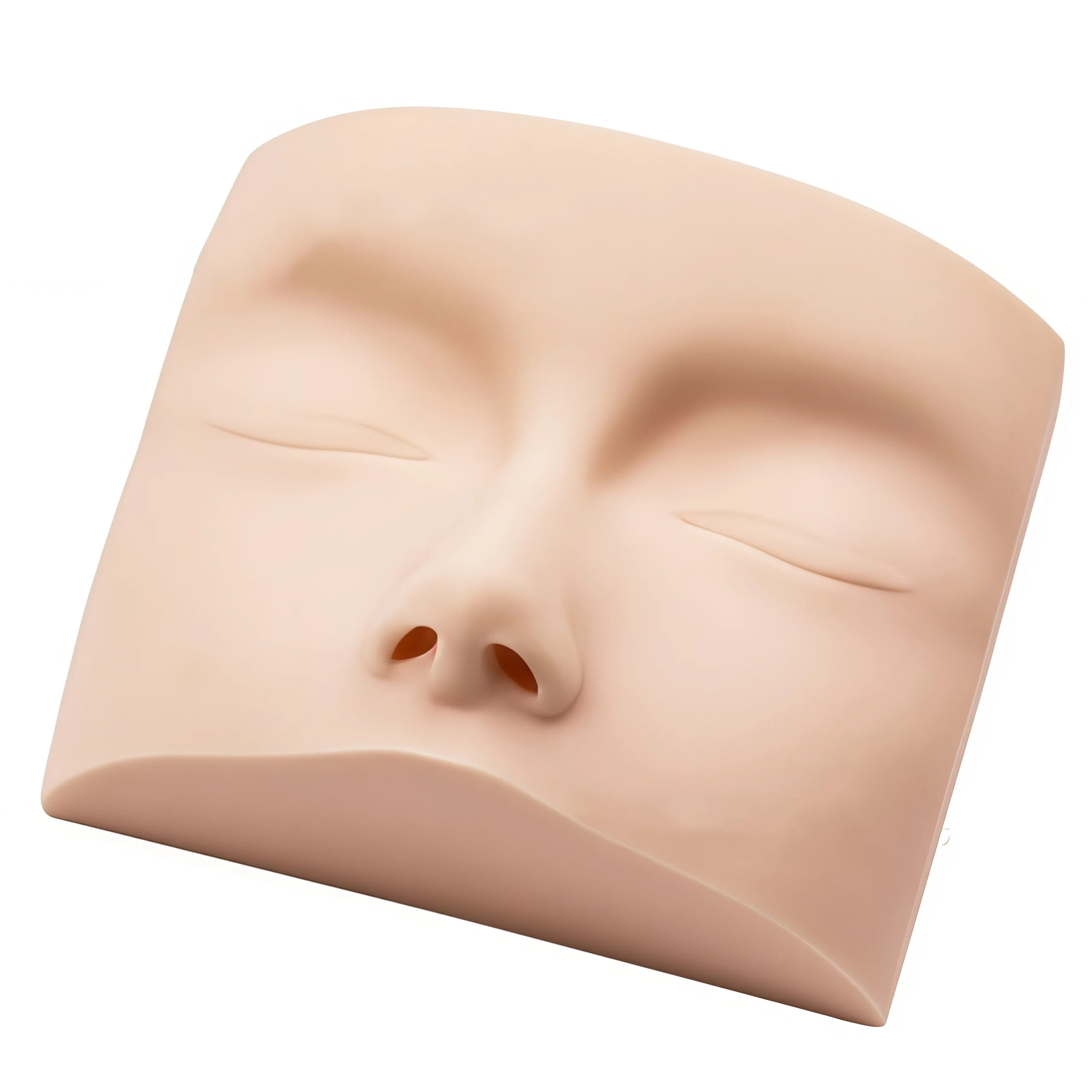 

3D Eyelash Extension Practice Head Silicone Head for Training Lashes Extesnion Mannequin Head Face Doll Head for Makeup Tools