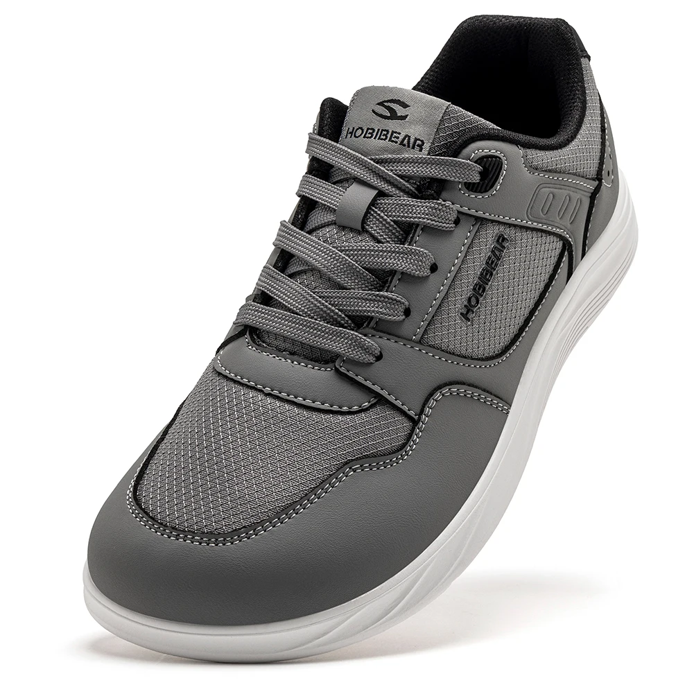 HOBIBEAR Unisex Barefoot Shoes Men Women Wide Toe Walking Sneaker | Zero Drop Sole | Lightweight Lace Up Minimalist Shoes