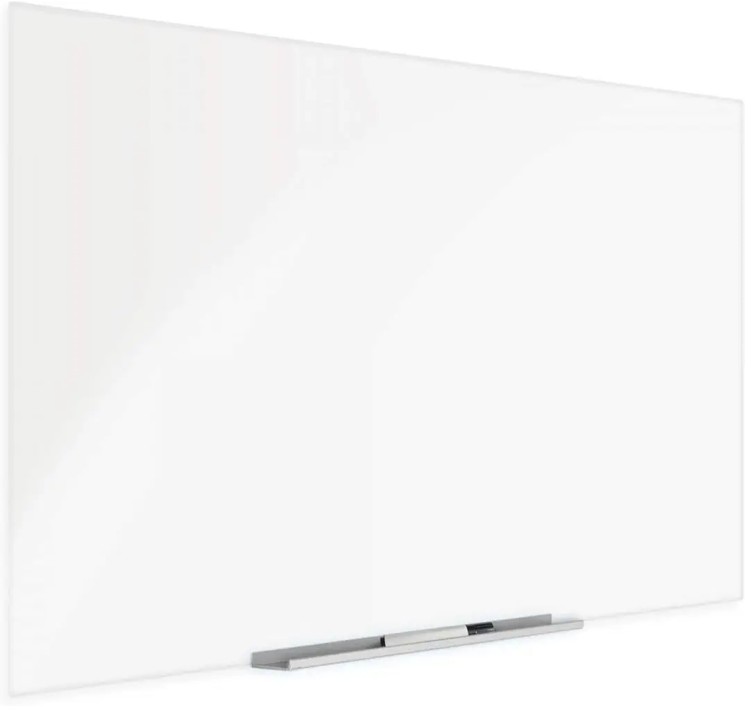 Magnetic Glass Dry Erase Board for Wall, (48