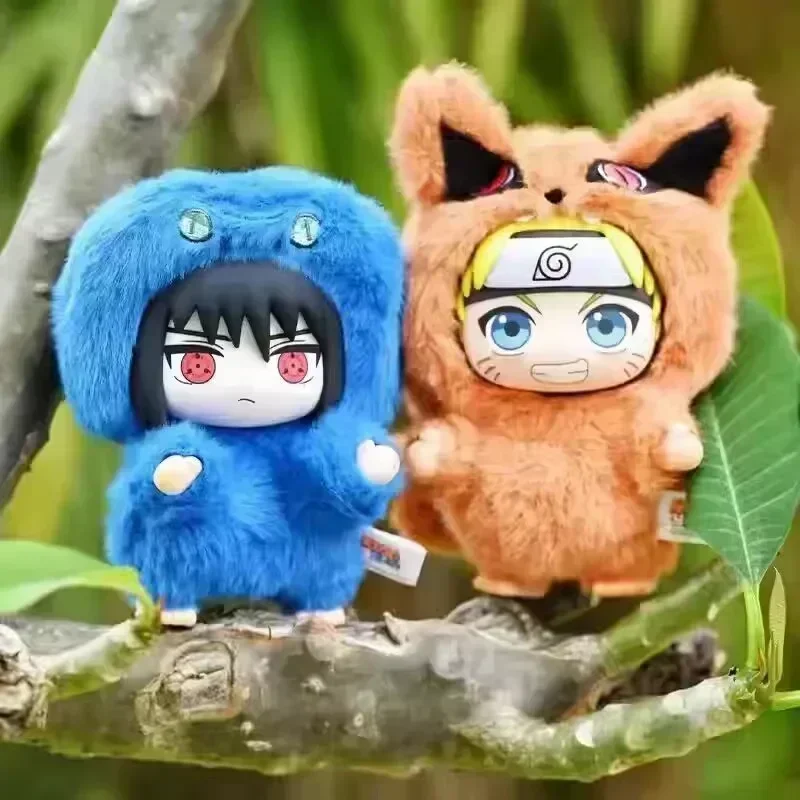 Nouveau BANDAI Eaki Naruto Uzumaki Naruto boîte aveugle Shippuden bête fête série peluche poupée personnages d'anime sont mignon jouets cadeau