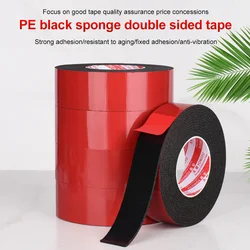 0.5mm Red Film Black Adhesive Foam Double Sided Tape Mobile Phone Tablet Equipment Assembly Battery Circuit Board Components